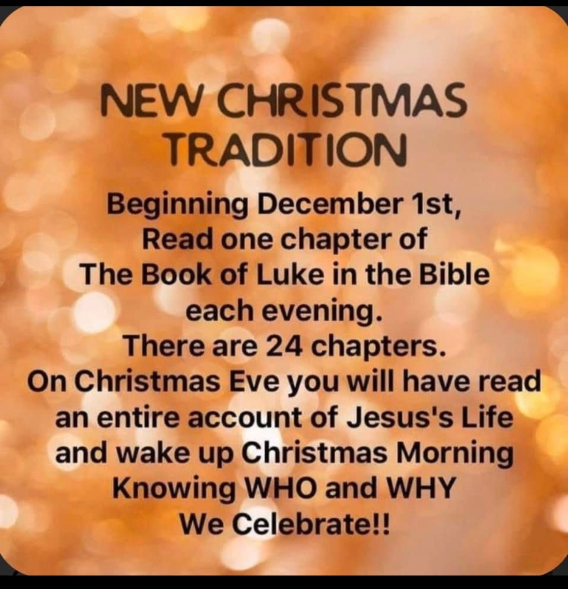 December reading