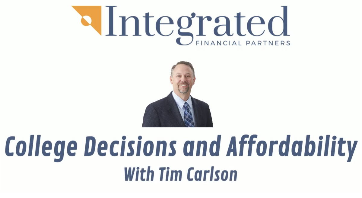 Video- College Decisions and Affordability