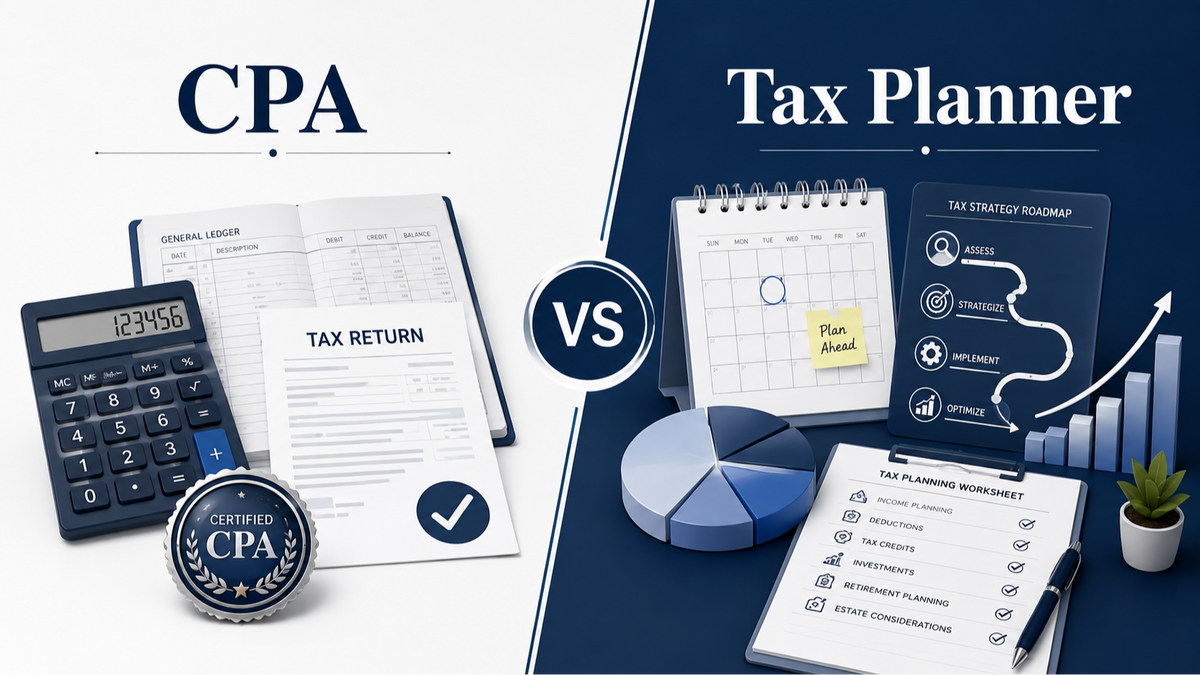 What Is the Difference Between a CPA and a Tax Planner?