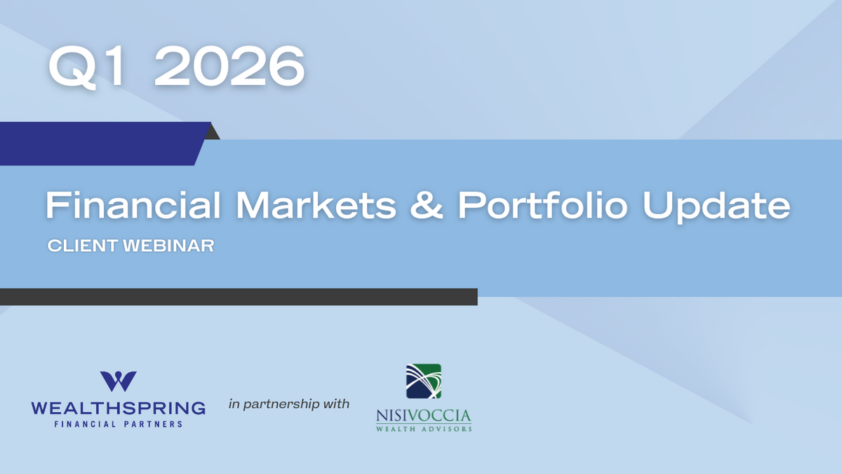 Q1 2026 Financial Markets and Portfolio Update Replay