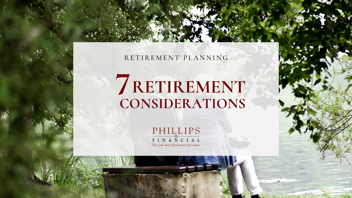 7 Retirement Considerations