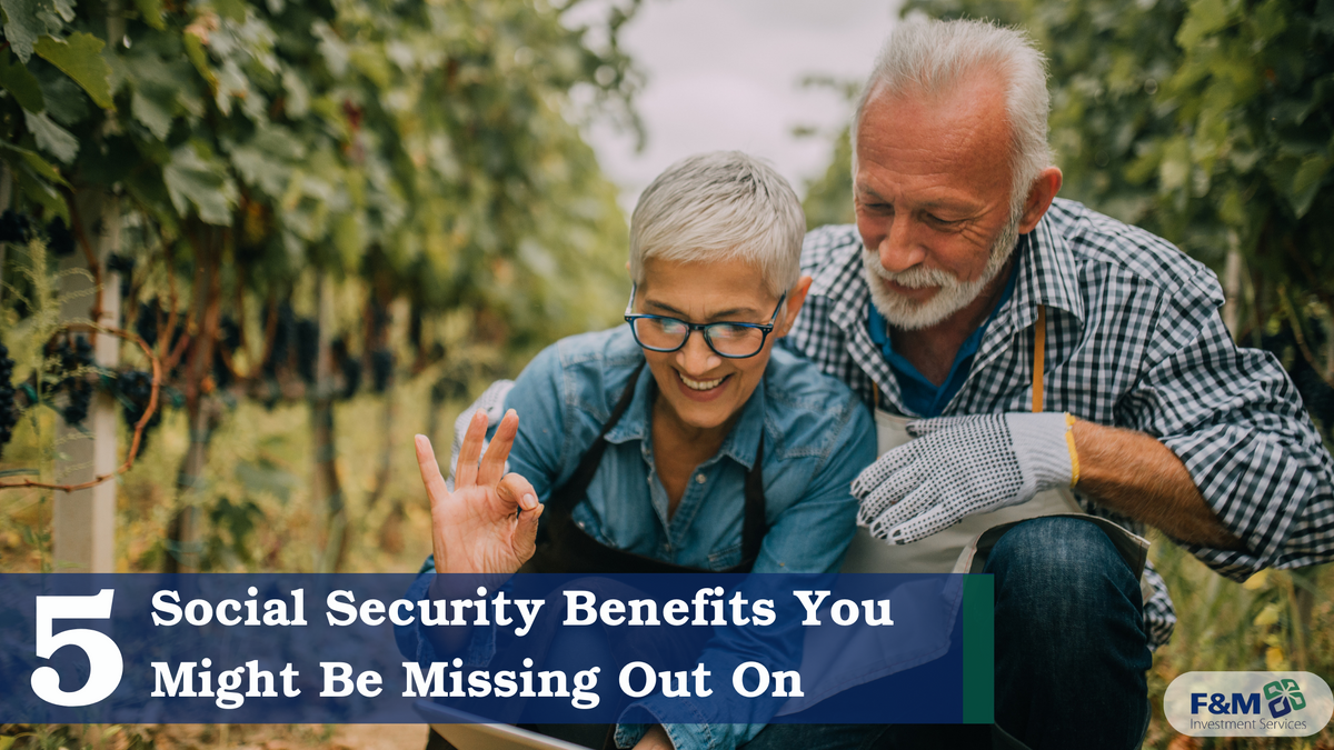 5 Social Security Benefits You Might Be Missing Out On