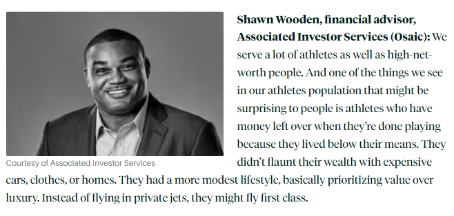 Former NFL Vet & Associated Advisor, Shawn Wooden, Featured in Barron's