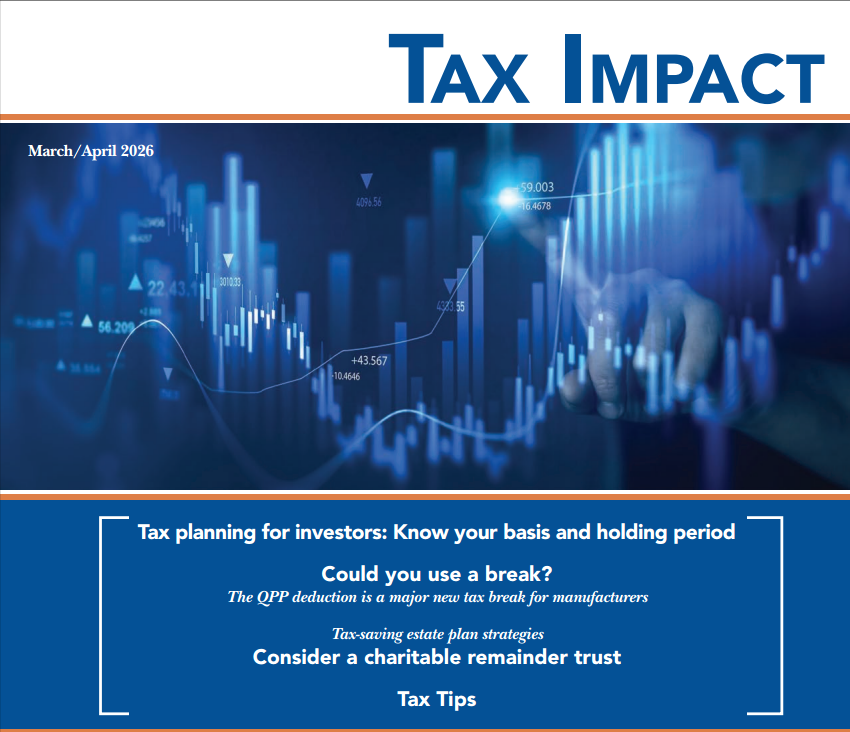 March / April 2026 Tax Impact