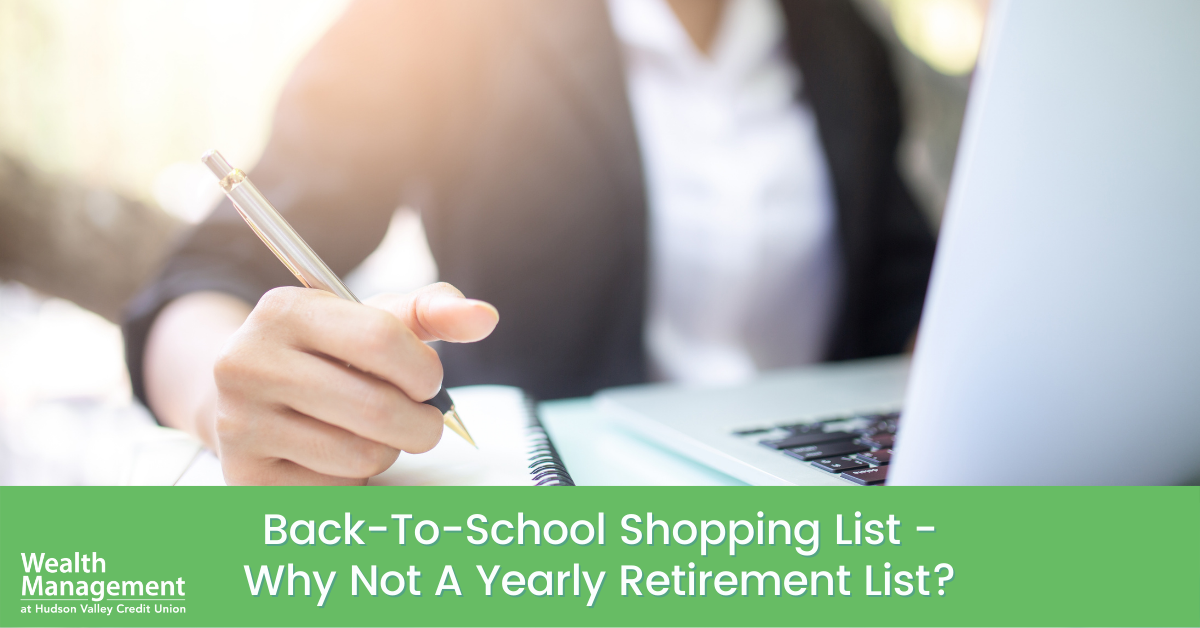 Back-To-School Shopping List