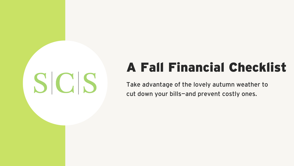 A Fall Financial Checklist
