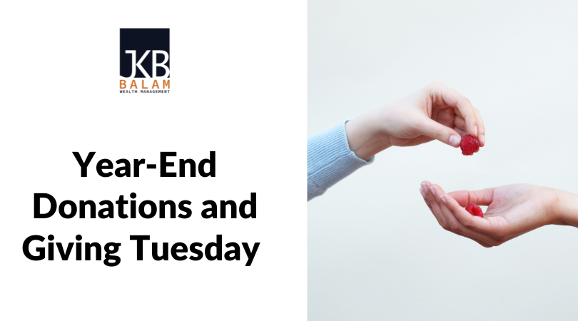 Year-End Donations and Giving Tuesday