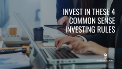 Invest In These 4 Common Sense Investing Rules