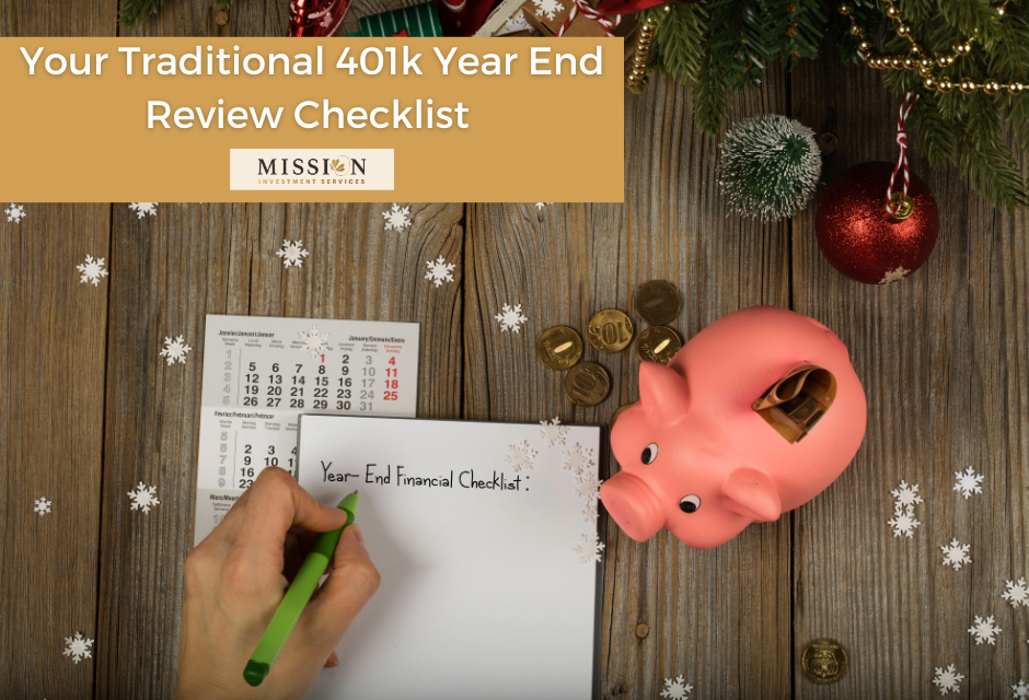 Your Traditional 401(k) Year-End Review Checklist