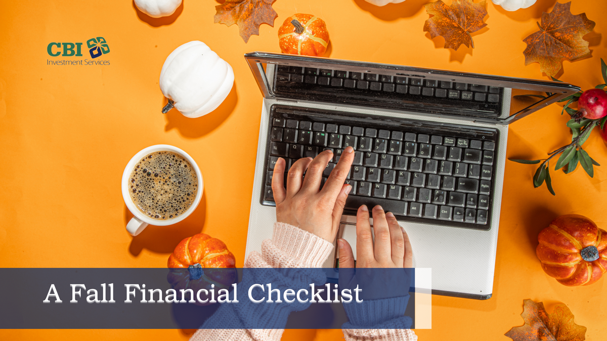 A FALL FINANCIAL CHECKLIST