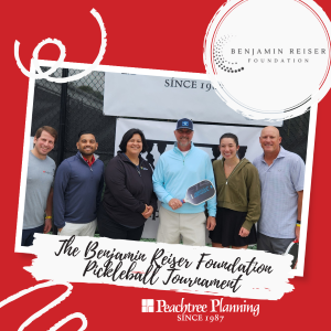 Peachtree Planning Proudly Sponsors The Benjamin Reiser Foundation Pickleball Tournament