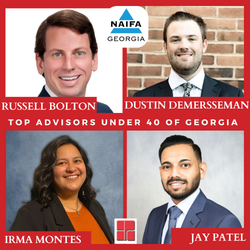 Peachtree Planning's Bolton, D DeMersseman, Montes, Patel NAIFA-Georgia 2025 Top Advisors Under 40