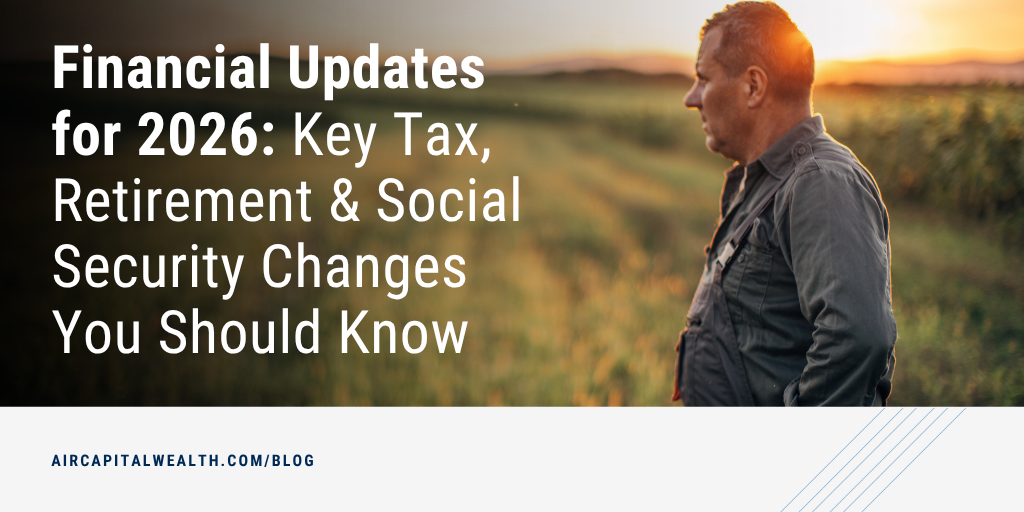 Financial Updates for 2026: Key Tax, Retirement & Social Security Changes You Should Know