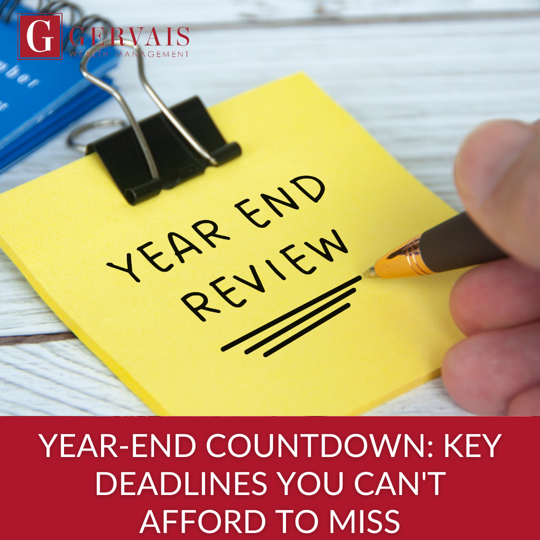 Year-End Countdown: Key Deadlines You Cannot Afford to Miss