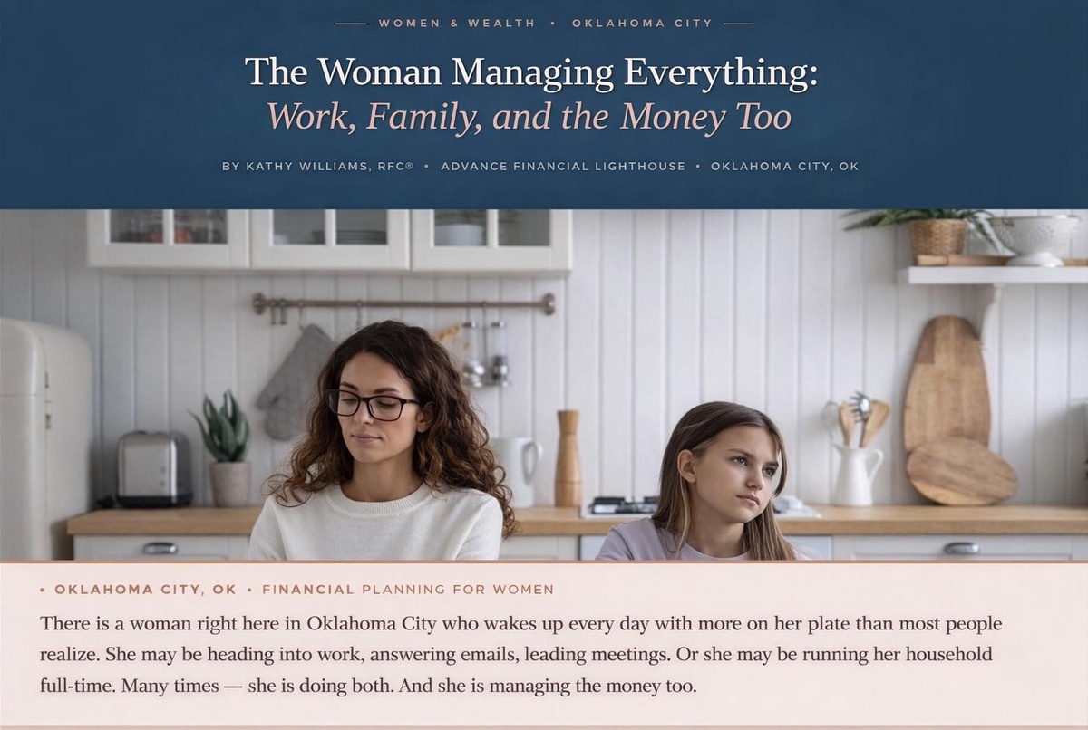 The Woman Managing Everything: Work, Family, and the Money Too