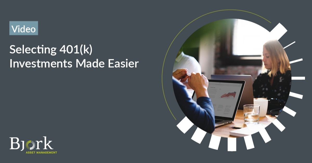 Video: Selecting 401(k) Investments Made Easier
