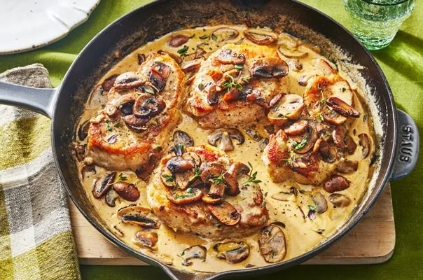 Mushroom Pork Chops