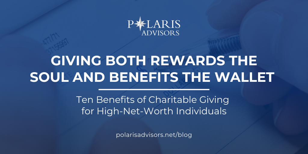 Giving Both Rewards the Soul and Benefits the Wallet