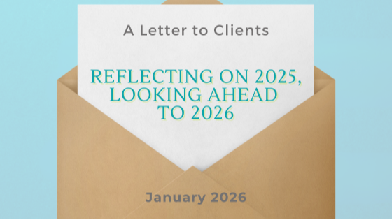 Reflecting on 2025, Looking Ahead to 2026