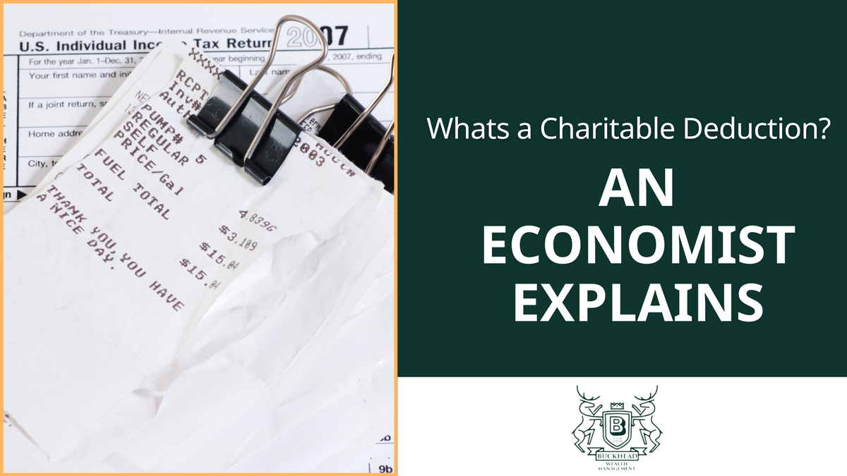 What’s the charitable deduction? An economist explains