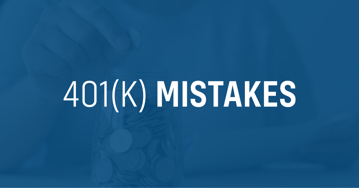 Five 401(k) Mistakes To Avoid