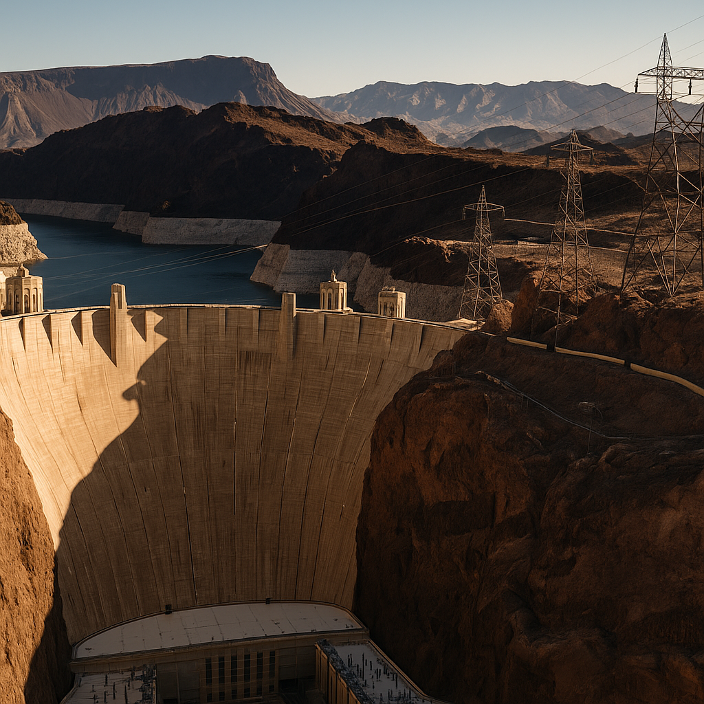 Hoover Dam Lights Up Los Angeles for the First Time