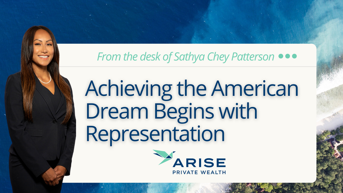 Achieving the American Dream Begins with Representation