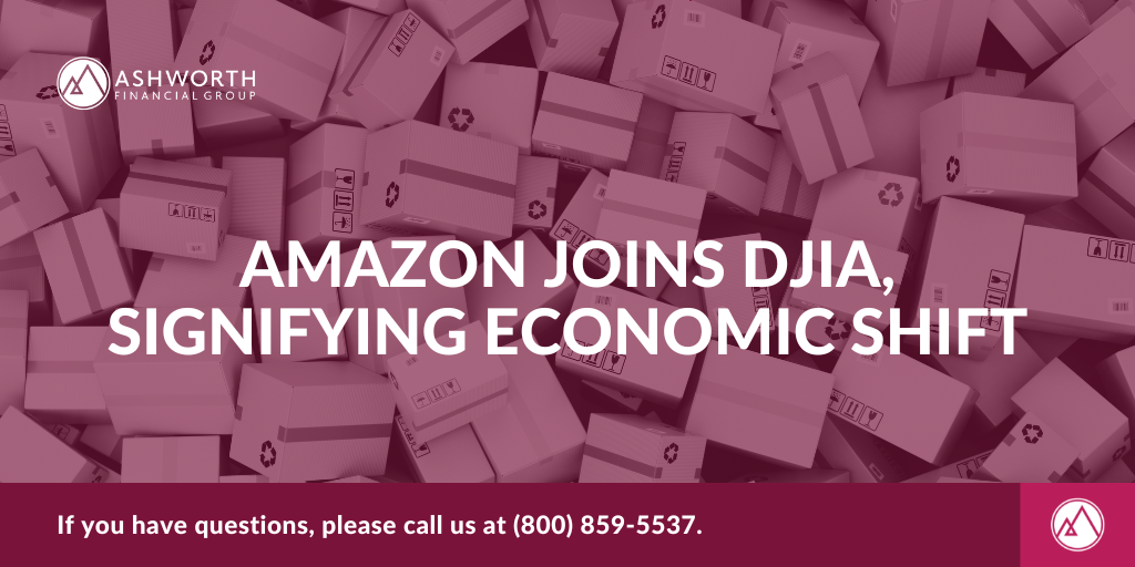 Amazon Joins DJIA, Signifying Economic Shift