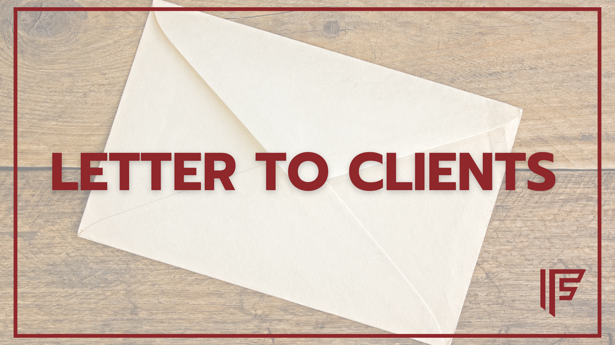 Letter to Clients