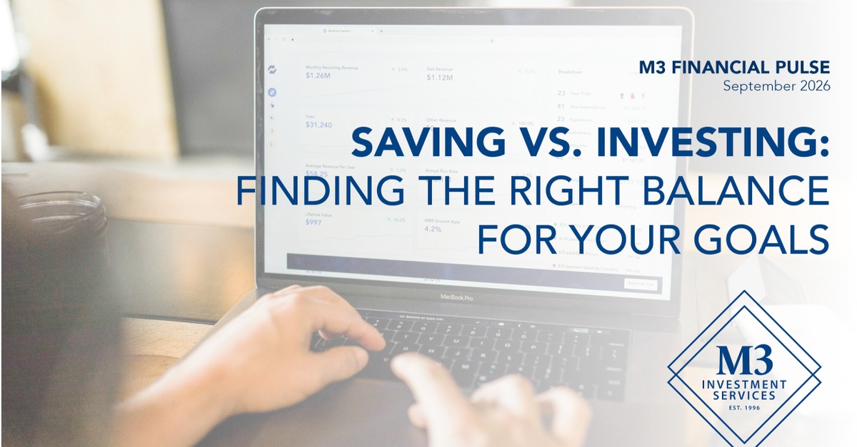Saving VS. Investing: Finding the Right Balance for Your Goals