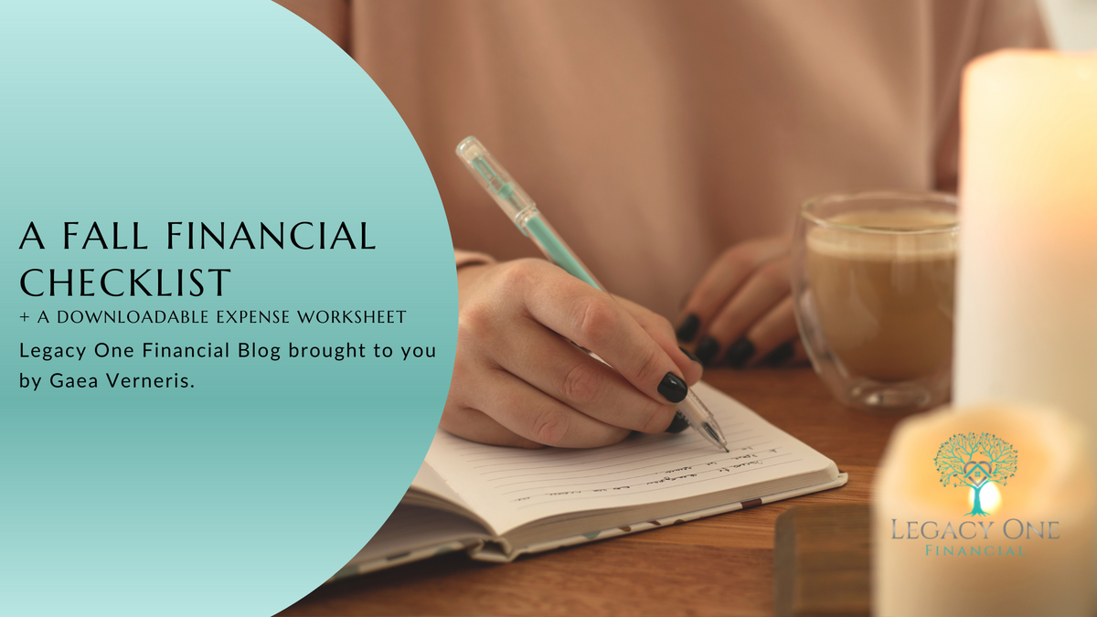 A Fall Financial Checklist