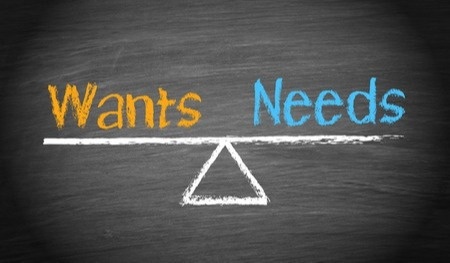 How Do I Distinguish Between Wants Vs. Needs?