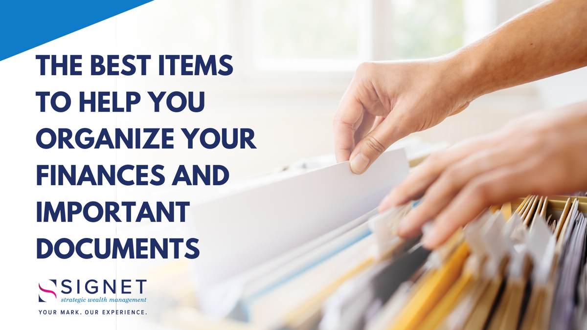 The Best Items to Help You Organize Your Finances and Important Documents