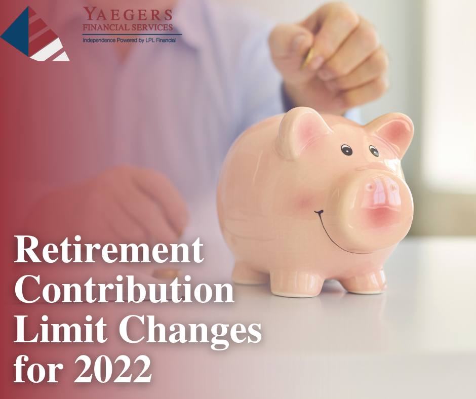 Retirement Contribution Limit Changes for 2022