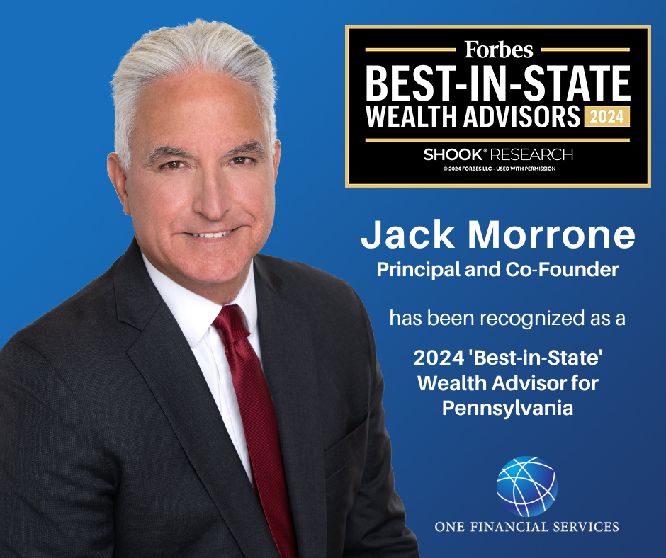Jack Morrone Named to Forbes Best of Pennsylvania for Fourth Consecutive Year