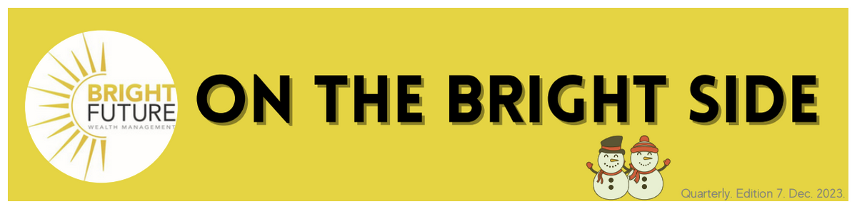December 2023 - Tax Timelines, Probate Basics, Partnership!  -On the Bright Side- Newsletter