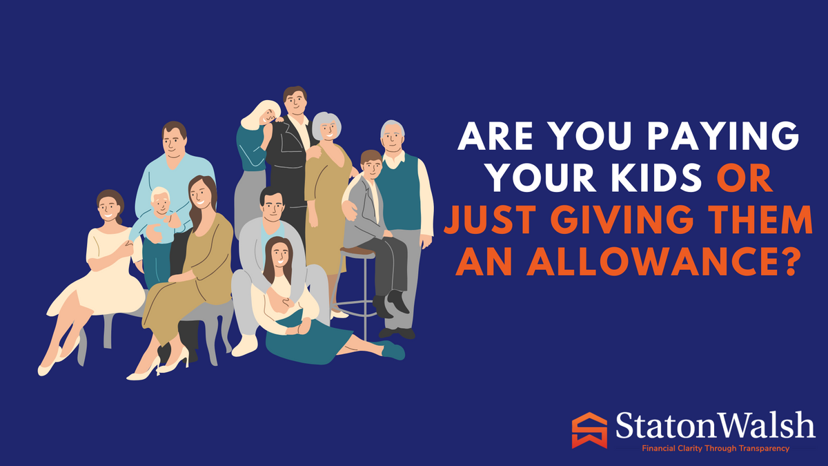 Are You Paying Your Kids or Just Giving Them an Allowance?
