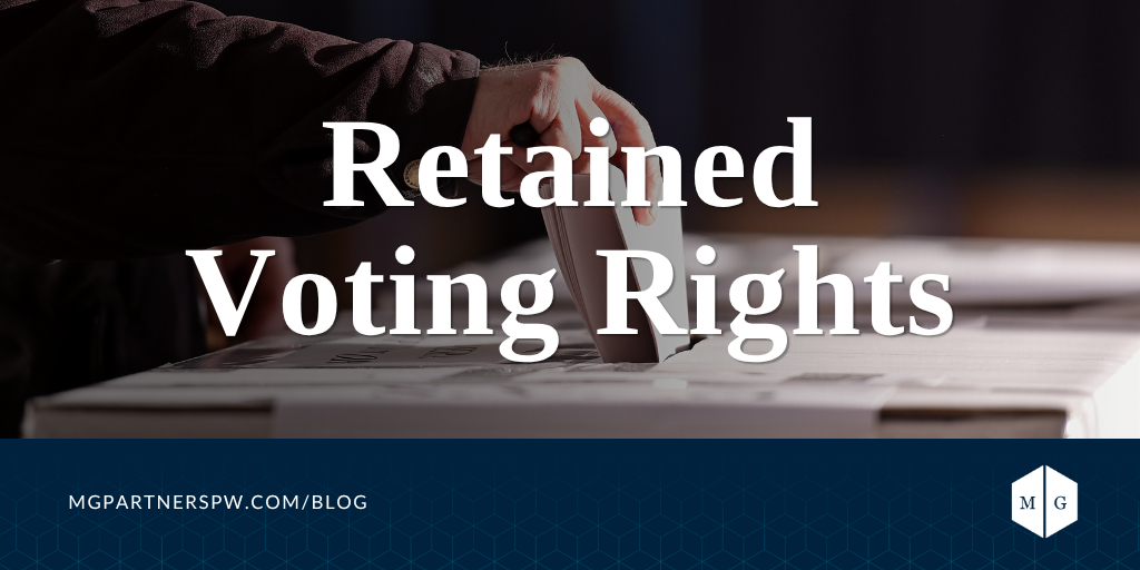 Retained Voting Rights