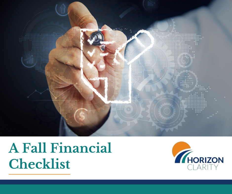 A Fall Financial Checklist