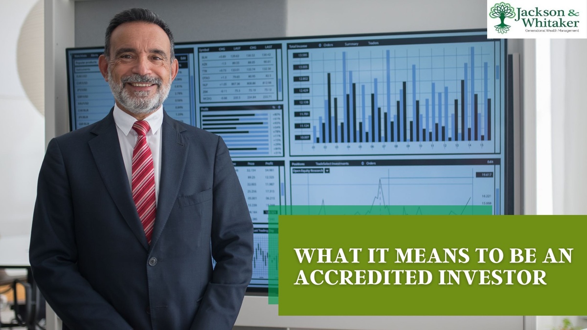 What It Means to Be an Accredited Investor