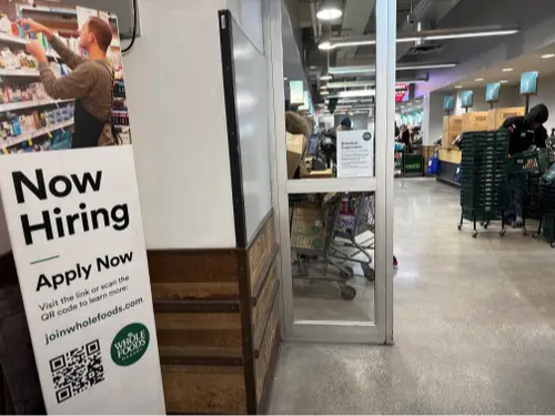 The US economy added way more jobs than expected in March, even as federal employment edged down