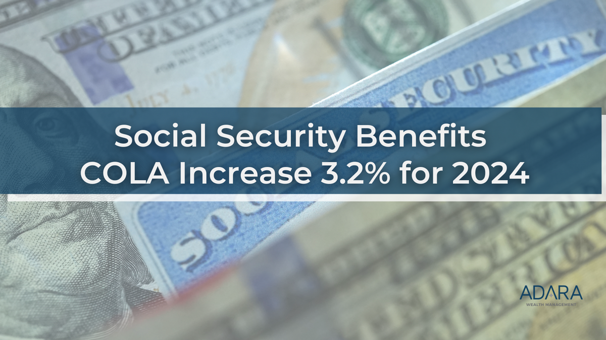 Social Security Benefits COLA Increase 3.2% for 2024