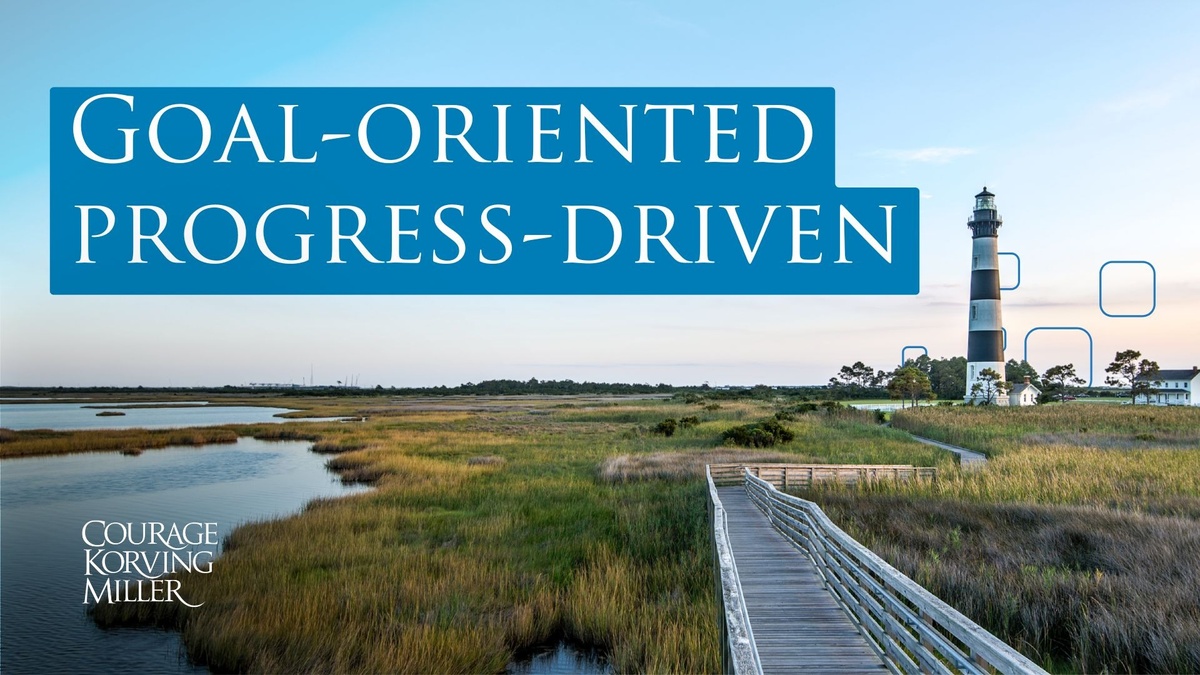 Building a Goal-Oriented, Progress Driven Plan