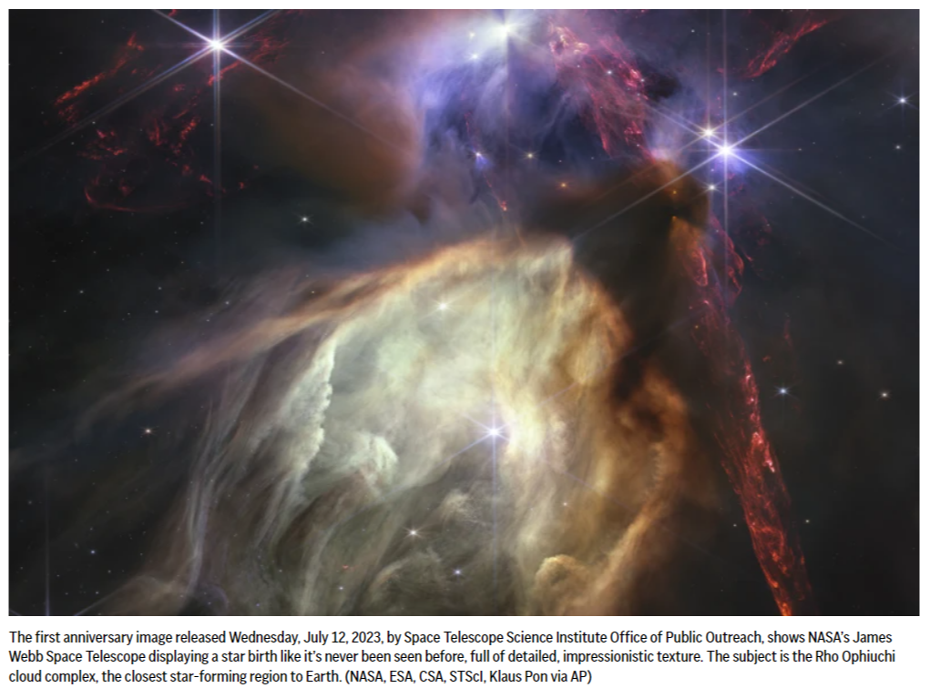 ✨Webb Space Telescope reveals moment of stellar birth!✨