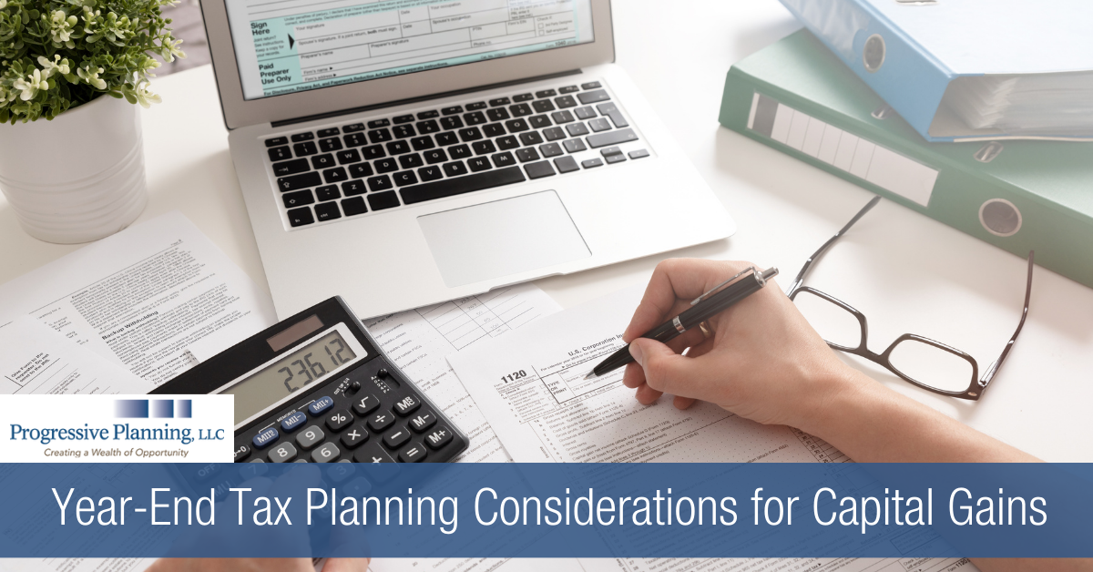 Year-End Tax Planning Considerations for Capital Gains