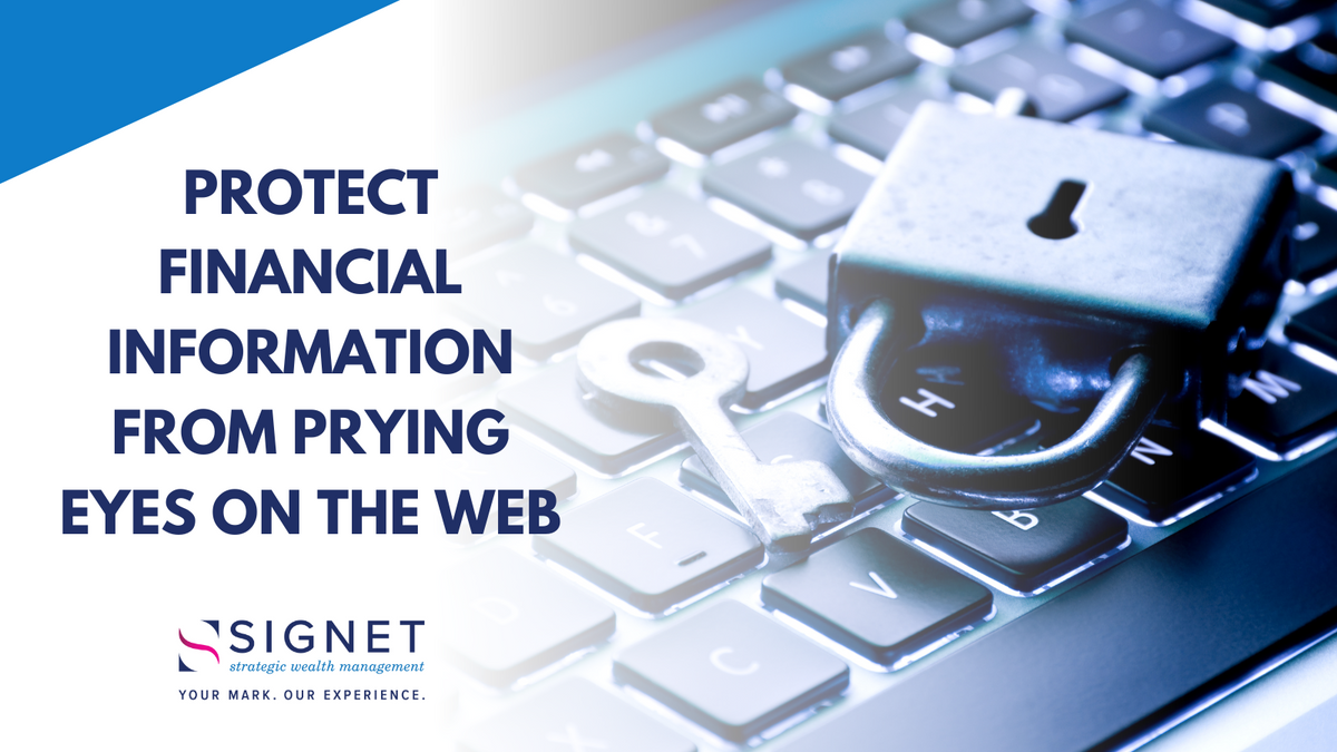 Protect Financial Information from Prying Eyes on the Web