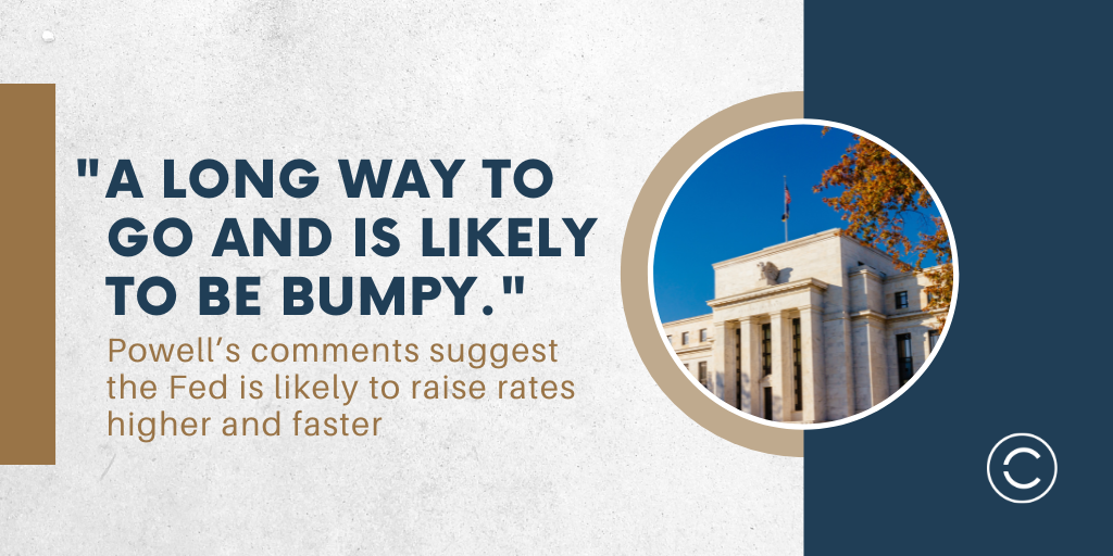 "A Long Way to Go and is Likely to Be Bumpy"