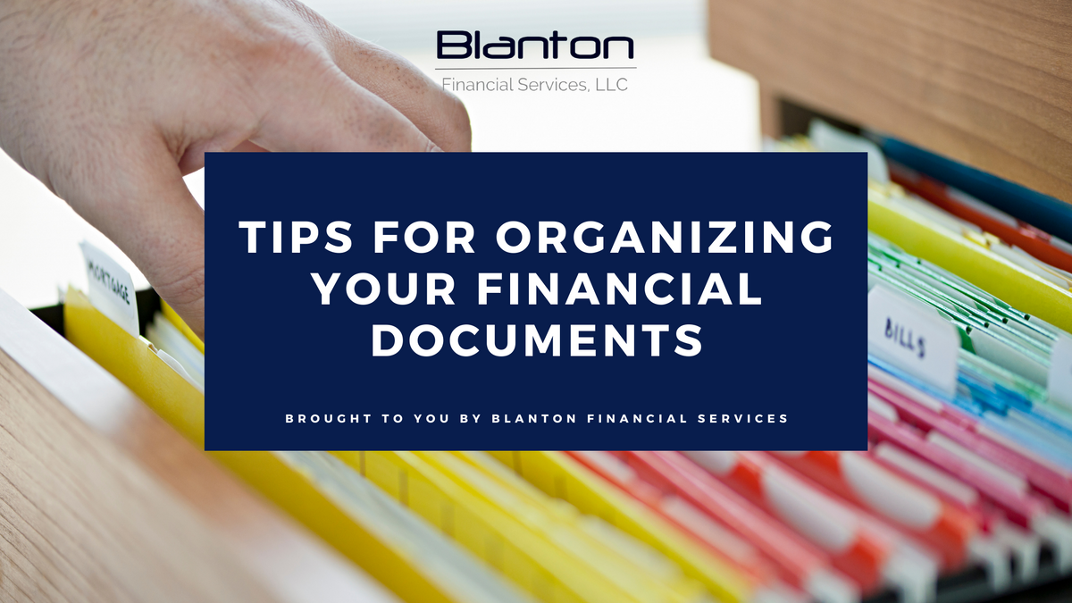 Tips for Organizing Your Financial Documents