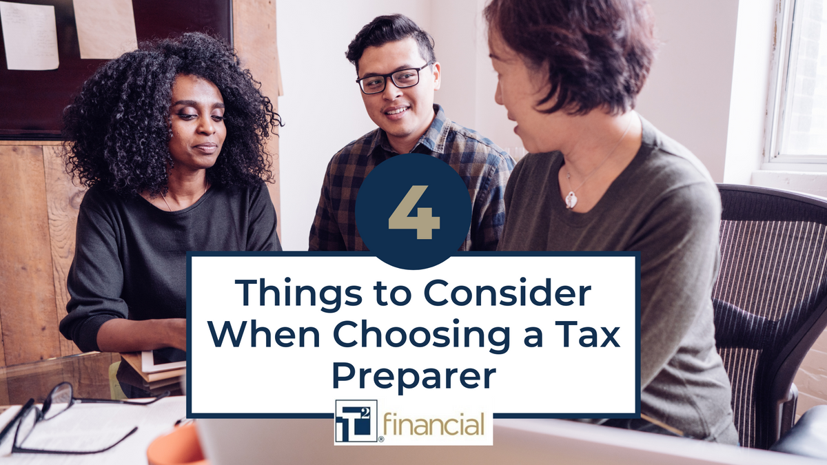Five Things to Consider When Choosing a Tax Preparer