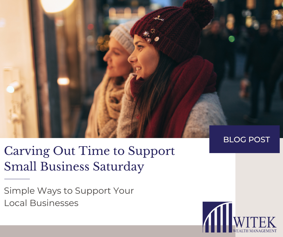 Carving Out Time to Support Small Business Saturday